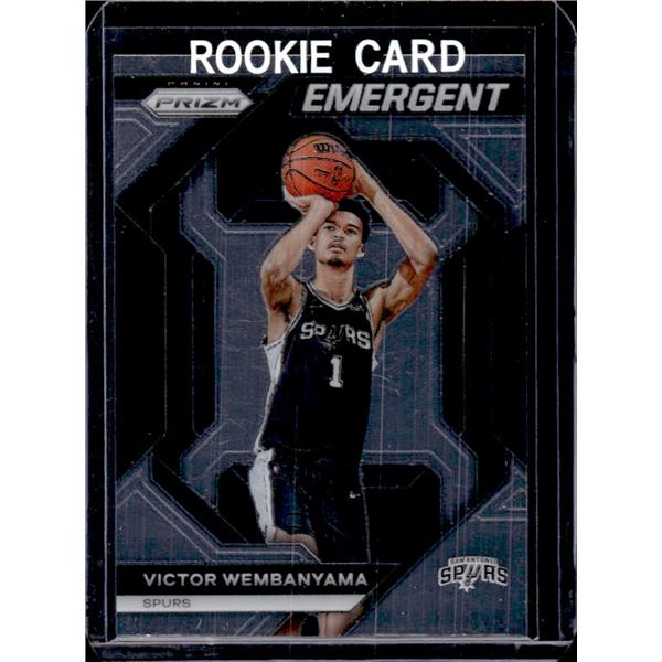Victor Wembanyama Emergent Rookie Card 2023-24 Panini Prizm #12