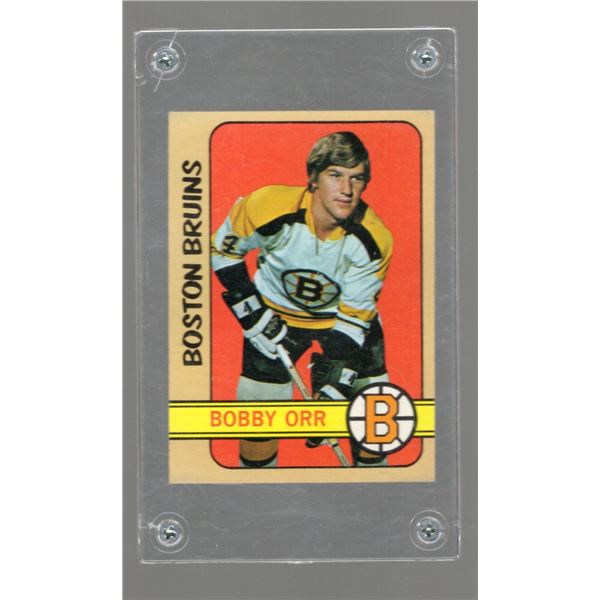 Bobby Orr 1972 Topps #100 in incredible condition.