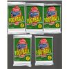 Image 1 : 5 Count 1990 Fleer Premiere Edition Football Retail Box Packs 15 Cards per Pack
