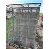Image 2 : Qty 3 Rolling Metal Carts (14 cages per cart) 48" x 21.5" x 66"H