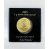 Image 2 : 1 Gram .9999 Fine Gold 2023 Maple Leaf Coin 