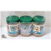NEW 3 X 750G BOTTLES OF KRAFT ALL NATURAL PEANUT