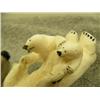 Image 3 : Polar bear with 2 cubs by Kiyuklook 2.25" tall 4" wide (33)