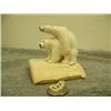 Image 1 : Pair of happy bears 3" tall by Frank Kiyuklook of Savoonga retail value $620.00 (33)