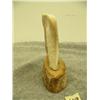 Image 3 : Ivory bark scrimshawed with walrus scene by E.P. 4.5" tall retail value $425.00 (33)