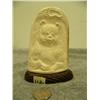 Image 1 : Ivory bark relief carving of a bear - signature in Russian - 4.75" tall (33)