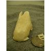 Image 4 : Old ivory carving of walrus with tusks of walrus whiskers 1.25" tall retail value $295.00 (33)
