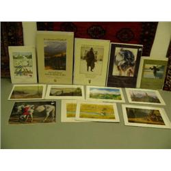 Lot of 21 shrink wrapped prints: signed "The Big Country" by Stephen Lyman- In Celebration of Wildli