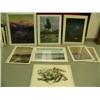 Image 1 : Lot of 11 shrink wrapped prints: James Belcher moonlight scene; "Sunrise" by James Belcher; signed S