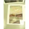 Image 3 : Lot of 11 shrink wrapped prints: James Belcher moonlight scene; "Sunrise" by James Belcher; signed S