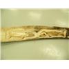 Image 2 : Relief carved whale bone with 2 whales 57.5" long (33)