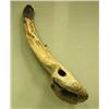 Image 6 : Relief carved whale bone with 2 whales 57.5" long (33)