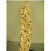 Image 4 : Fossilized ivory carvings of approx. 29 seals, walruses, whales and fish mounted on marble 18.5" lon