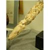 Image 5 : Fossilized ivory carvings of approx. 29 seals, walruses, whales and fish mounted on marble 18.5" lon