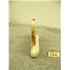 Image 3 : Scrimshawed ivory of owl mounted on ivory by Homer Cole 3.25" tall 4.5" retail value $555.00 (33)