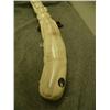 Image 2 : Ivory tusk cribbage board made to look like a whale with relief carvings of walrus, bear, seals, and