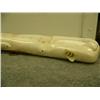 Image 5 : Ivory tusk cribbage board made to look like a whale with relief carvings of walrus, bear, seals, and