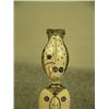 Image 2 : Halibut, owl and half man half fox ivory carving mounted on ivory scrimshawed with salmon 5" tall (3