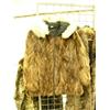 Image 1 : Parka style beaver coat with arctic fox fur trim- approx. size L (28)
