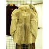 Image 2 : Wolf fur coat with leather sleeves approx. size L/XL (28)