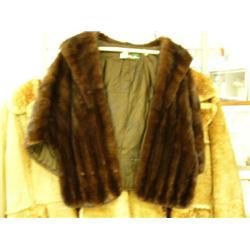 Mink stole approx. S (159)