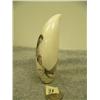 Image 2 : Whales tooth scrimshawed with man harpooning a whale with abalone base 4.5" by Nunuk retail value $8
