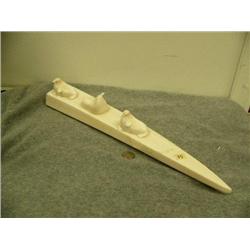 3 walrus mounted on walrus tusk by Marvin Kulowiyi from Savoonga retail value $1195.00 18" long(33)