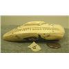 Image 1 : Ivory cribbage board 5.5" long with carved seal and scrimshawed seal and Orca by William Luke 5.5" (