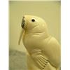 Image 2 : Carved walrus mounted on wood By Eddy Syzoc 7.5" tall retail value $2200.00 (33)