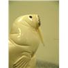 Image 6 : Carved walrus mounted on wood By Eddy Syzoc 7.5" tall retail value $2200.00 (33)
