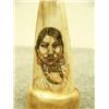 Image 2 : Scrimshawed ivory tusk tip with woman 3 7/8" tall (33)