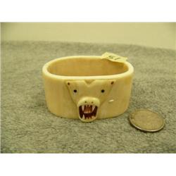 Ivory napkin holder with birds face retail value $275.00 (33)