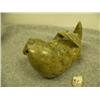 Image 4 : Soapstone sea otter with marble eyes by E.S. retail value $255.00 3.5" x 5.75" (33)