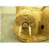 Image 4 : Bone carving of 4 walrus 2 with ivory tusks by H.B. Slwooko retail value $425.00 (33)