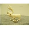 Image 1 : Ivory carved caribou by F. Pushruk 4" tall (33)