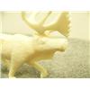 Image 4 : Ivory carved caribou by F. Pushruk 4" tall (33)