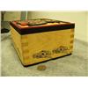 Image 4 : S.E. Alaska cedar box with clan animal carvings on top and eagle drawings on front and sides by Rose