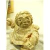Image 3 : Soapstone dancer - missing feathers - with inset baleen eyes by E.S. 6.5" tall retail value $350.00 