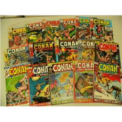 Lot of comic books - Conan the Barbarian 1-25, Conan King Sized Annual 1-8, Conan the Barbarian Gian