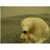 Image 4 : Carved ivory polar bear with 2 cubs 2.5" tall by Kiyuklook (33)