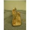 Image 3 : Fossilized ivory scrimshawed with rams head by Homer Cole 3.5" tall 7.5" wide retail value $895.00 (