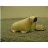 Image 3 : CHOICE on 3: ivory carvings -walrus by Edgar Iyapana Sr. of Diomede, AK 1.25" tall (33)