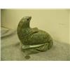 Image 3 : CHOICE on 2: soapstone seal with marble eyes by E.S. 7.5" tall (33)