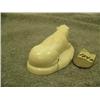 Image 3 : CHOICE on 3: Ivory carvings - polar bear with ivory base 1.25" x 3" by L.O. of Diomede, AK (33)