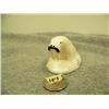Image 2 : CHOICE on 3: Ivory carvings - Walrus with ivory base 1 5/8" x 2.25 retail value $225.00 by L.O. of D