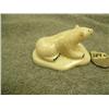 Image 3 : CHOICE on 3: Ivory carvings - polar bear with ivory base by Louis 1.25" x 2.5" (33)