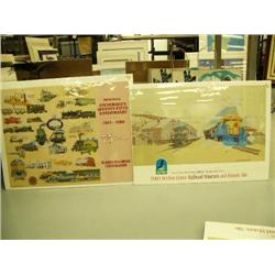 CHOICE on 4: Two Shrink wrapped prints by Steve Hillyer: "Saluting the 1987 First Year Opening . . .