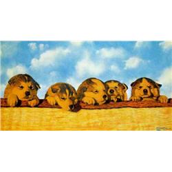 CHOICE on 4: Signed and numbered Fred Machetanz - 563/950 "The Grass is Always Greener" (700)