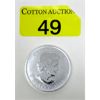 Image 1 : 1 Oz .9999 Silver 2012 Maple Leaf Coin 