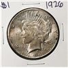 Image 1 : 1926 $1 Peace Silver Dollar Coin